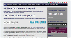 Desktop Screenshot of dccriminallawyer.com