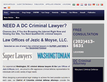 Tablet Screenshot of dccriminallawyer.com